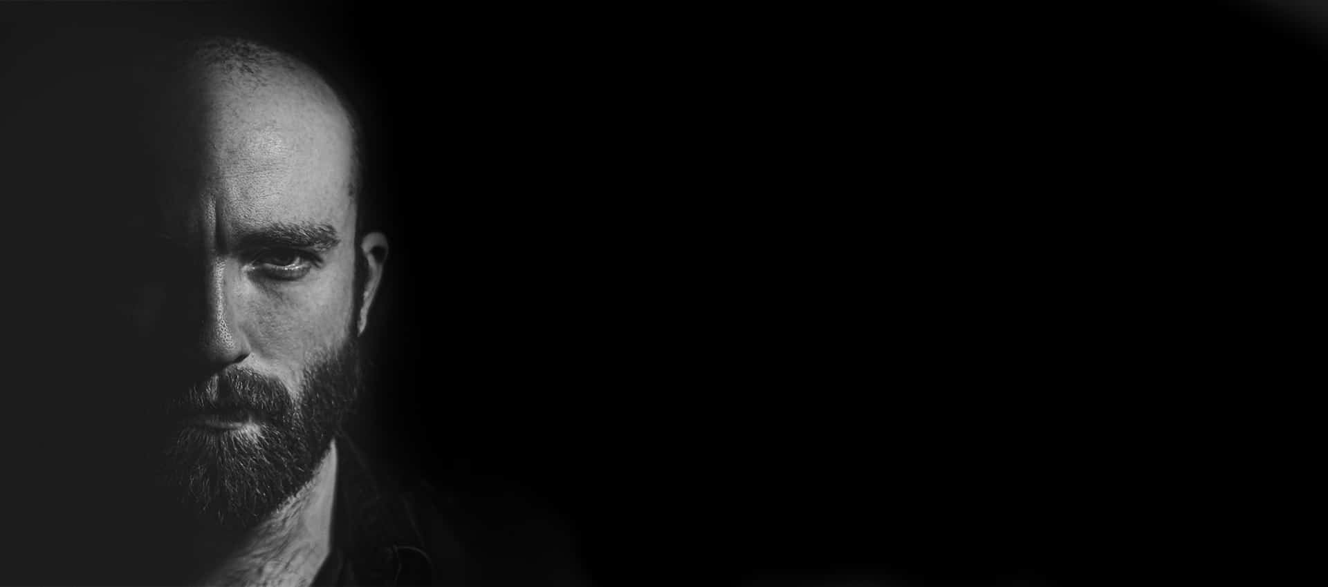 Autoportrait en noir et blanc de Quentin Estevez
